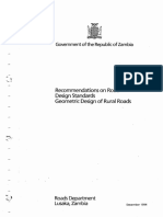 Zambian ROAD DESIGN GUIDLINES PDF