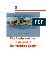 The Analysis of The Statement of Shareholders'Equity