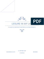 Leisure in My Life - Report