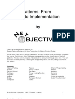 Design Patterns: From Analysis To Implementation By: Et Bjectives