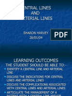 Central Lines AND Arterial Lines