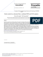 Stock Control in A Chemical Firm Combined FSN and Xyz Analysis