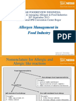 Food Allergen Management in Food Industry