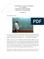 Introduction To Helicopter Aerodynamics and Dynamics Dr. C. Venkatesan. Department of Aerospace Engineering. Indian Institute of Technology, Kanpur