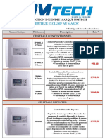 Tarif Dmtech Detection Incendie