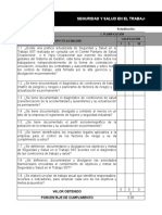 Auditoria en Seguridad y Salud en El Trabajo