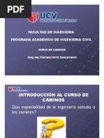 Primera Clase Caminos PDF