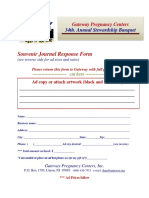 Ad Journal Banquet 2019 Prices and Ad Response Form