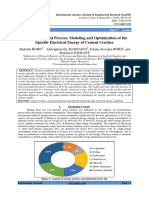 Cement Industrial Process: Modeling and Optimization of The Specific Electrical Energy of Cement Crusher