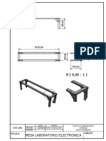 Mesa para Laboratorio de Electronica
