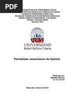 Periodistas Venezolanos de Opinión. 