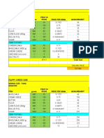 Fluppy Cheese Cake Smalle Size Item Grams Price Per Gram Measurement Price in Pesos