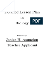 Detailed Lesson Plan in Biology