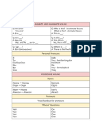 Written Test 1: Grammar