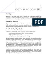 Hydrology - Basic Concepts