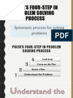 Part 3c-Polya's Four Step in Problem Solving