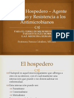 1 La Relacion Hospedero y Agente Infeccioso y Resistencia Ab - PC - 2019