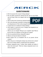 Strategic Report Questionnaire