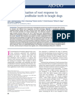 Histologic Evaluation of Root Response To Intrusion in Mandibular Teeth in Beagle Dogs