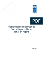 Algerie Rapport National Eau Adaptation