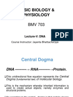 Basic Biology and Physiology-Lecture 5 - DNA