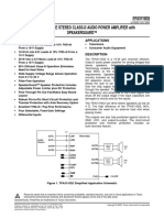 15-W Filter-Free Stereo Class-D Audio Power Amplifier With Speakerguard™