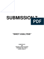 Submission 7: "Swot Analysis"