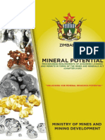 Zimbabwe Mineral Pontential Booklet