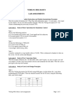 Verilog HDL Basics Lab Assignments: Lab Work 1. Study of Module Declaration and Module Instantiation Principles