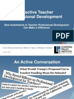 Effective Teacher Professional Development PRESENTATION