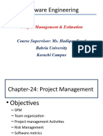 Software Engineering: Project Management & Estimation