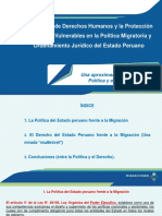 Perú Frente A La Migración