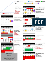 SCHOOL CALENDAR 2018-2019: August January