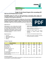 Petronas Urania CD: High-Performance Single Grade Diesel Engine Oils Exceeding API Service CD Performance Levels