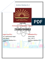 Transformer - XII B Physics Shivam Beda Investigatory