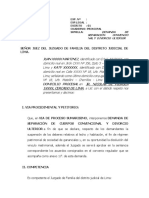 Demanda Separacion Convencional y Divorcio Ulterior