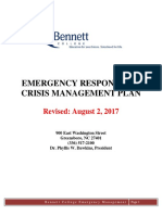 Emergency Response Crisis Management Plan