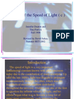 Speed of Light