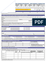 Common Transaction Request - Non Financial Transaction: A+B+I A+C+I A+D+I A+E+I A+G+I A+F+I A+H+C+I