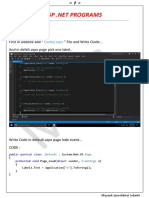 ASP Dot Net Programs