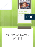 Causes and Effects of The War of 1812