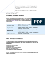 Forming Present Perfect: Irregular Verbs