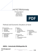 Poland A2 Motorway: PSF Group Assignment Maulik Parekh Rahul Mohandas Shankar Mohanty