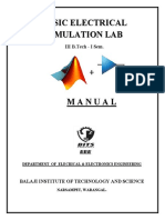 Basic Electrical Simulation Lab 3-1