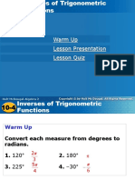 Warm Up Lesson Presentation Lesson Quiz: Holt Mcdougal Algebra 2 Holt Algebra 2 Holt Mcdougal Algebra 2