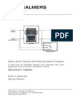 Master's Thesis: Model-Based Testing With Simulink Design Verifier