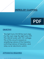 Light Control by Clapping