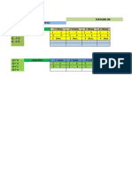 Fixture de Fulbito: Relación de Equipos: Serie #01