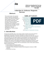 General Introduction To Airborne Magnetic Survey PDF