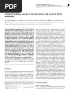 Terapia Antifungica en Pacientes Con Neutropenia Febril Persistente